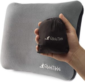 Inflatable Camping Pillow - Hiking Pillow Ultralight - Backpacking Pillow Lightweight - Camp Pillow Compressible - Blow Up Camping Pillow